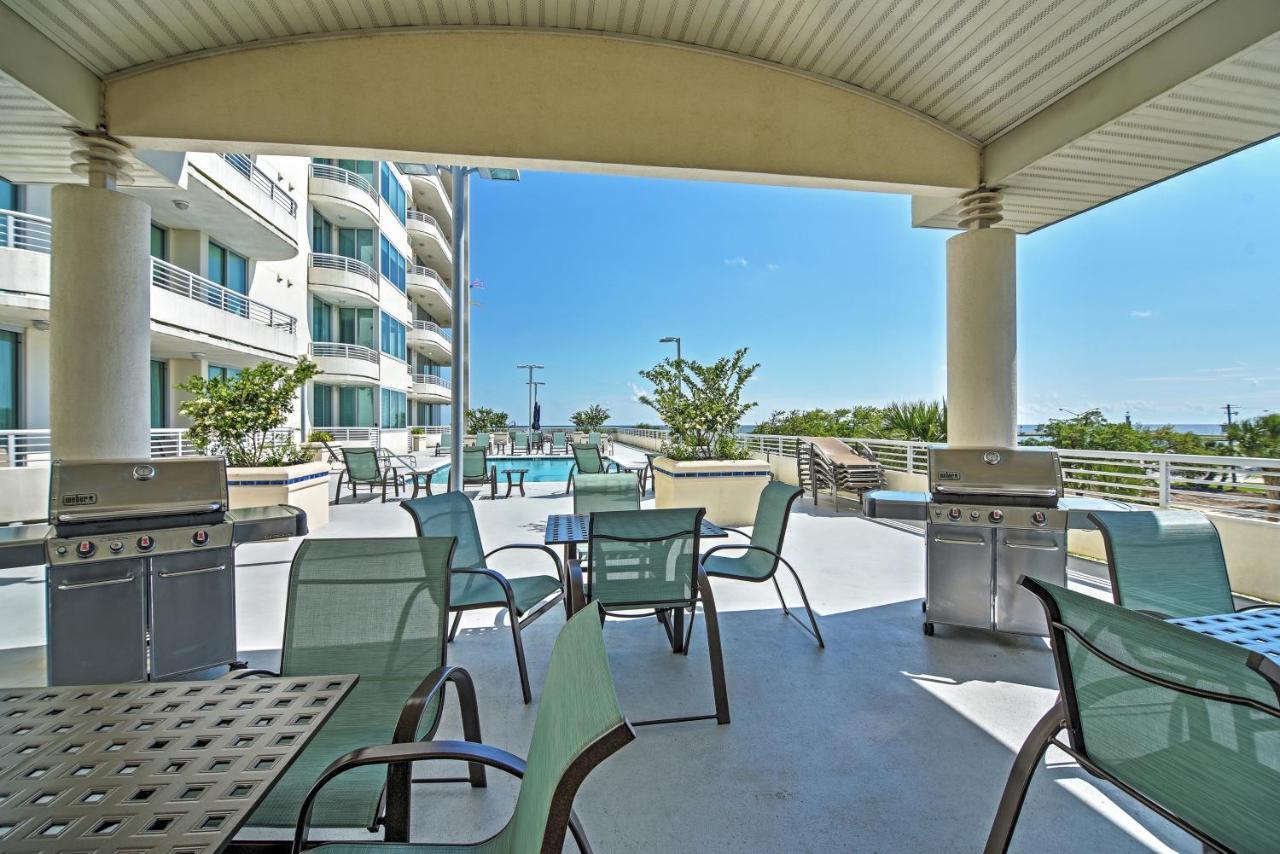 Beachside Biloxi Club Condo Balcony With Ocean View Bagian luar foto